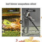 SEESE Weed Wacker & Leaf Blower Combo🌿💨⚡ | 3 Heads, 4 Batteries, Brushless Motor