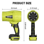SEESE Weed Wacker & Leaf Blower Combo🌿💨⚡ | 3 Heads, 4 Batteries, Brushless Motor