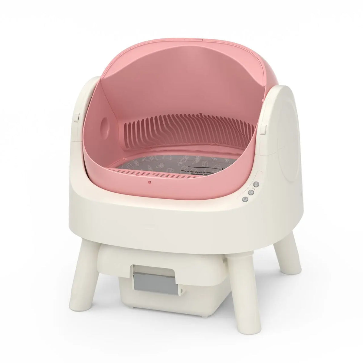 PetPivot AutoScooper 12 Lite Open-Top Automatic Self-Cleaning Cat Litter Box, Easy-Entry Front Step, Triple Safety Protection, No App Required,SohoChic
