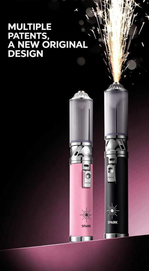 Vibe Spark Torch ✨ | Outdoor Photoshoot Atmosphere Wand 🔥 | Handheld Spark Effect Photo Prop for Beach 🏖️, Camping 🏕️, Night Portrait Shooting 📸