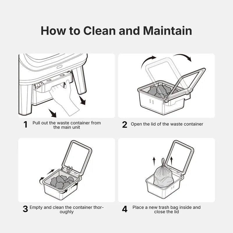 PetPivot AutoScooper 12 Lite Open-Top Automatic Self-Cleaning Cat Litter Box, Easy-Entry Front Step, Triple Safety Protection, No App Required,SohoChic
