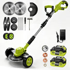 SEESE Weed Wacker & Leaf Blower Combo🌿💨⚡ | 3 Heads, 4 Batteries, Brushless Motor