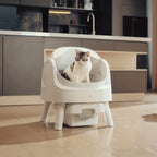 PetPivot AutoScooper 12 Lite Open-Top Automatic Self-Cleaning Cat Litter Box, Easy-Entry Front Step, Triple Safety Protection, No App Required,SohoChic