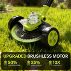 SEESE Weed Wacker & Leaf Blower Combo🌿💨⚡ | 3 Heads, 4 Batteries, Brushless Motor