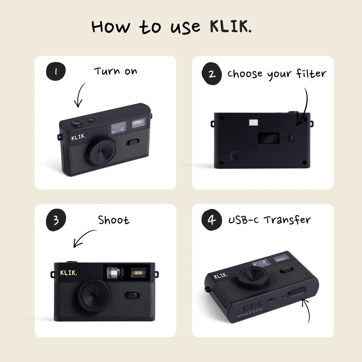 KLIK™️ Screen-Free Camera 📸✨